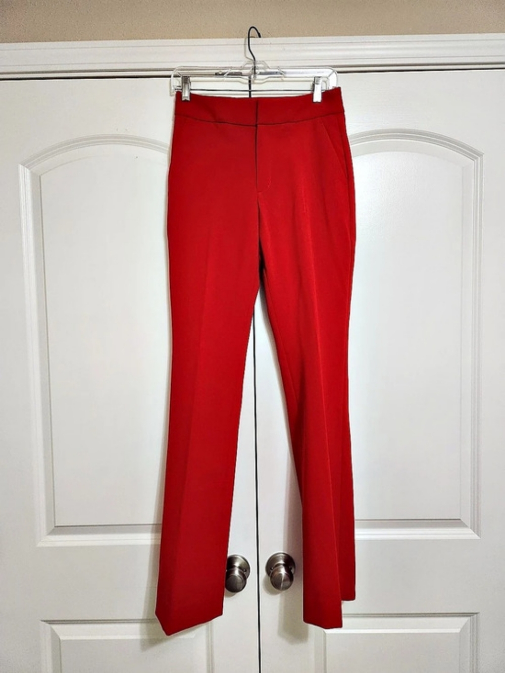 Banana Republic High-Rise Flare Pant Red Pants Size 0